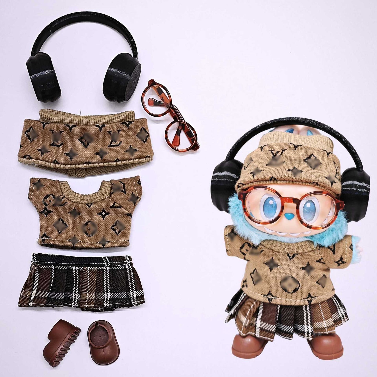doll's clothing labubu